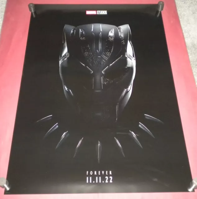 Black Panther Wakanda Forever Movie Poster 27x40 D/S Chadwick Boseman Letitia Wr