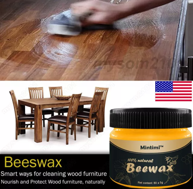 Beeswax Furniture Polish,Wood Seasoning Beewax - Natural Wood Wax Traditional