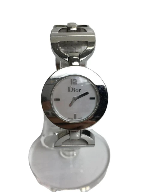Christian Dior Quartz Water Resist Stainless Women's Watch Used Good Condition