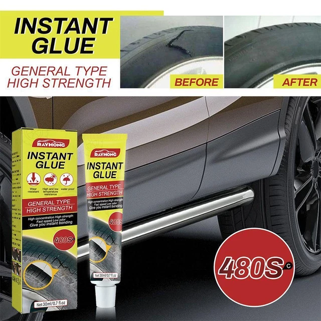 30ML STRONG RUBBER Black Tyre Puncture Repair Glue.For Car Automotive