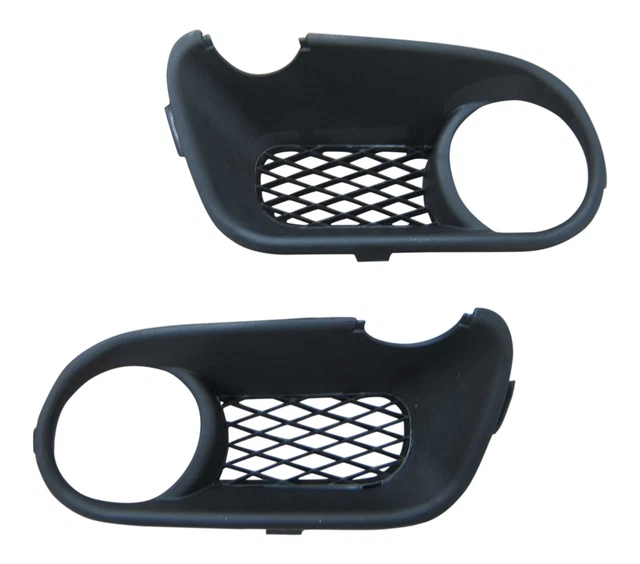 thumbnail image 2 of 2x Front Left+Right Fog Light Grille Covers For Audi A4 B5 (1999-2001) – Black ABS Plastic 2 of 5