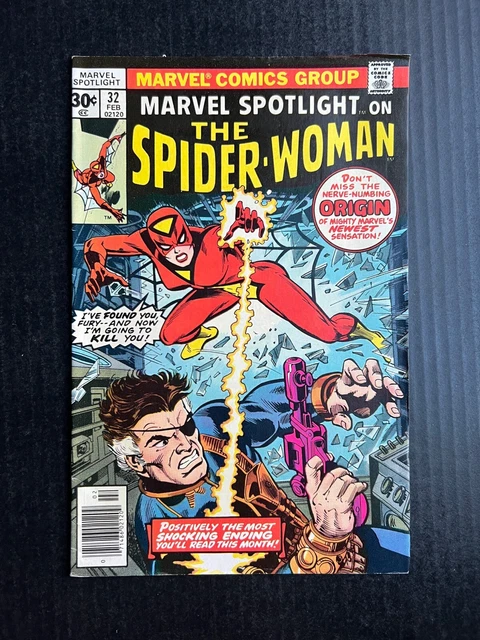 MARVEL SPOTLIGHT #32 Feb 1977 First Appearance The Spider Woman Jessica Drew