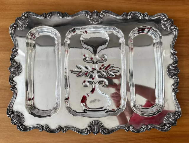 Stunning WS Blackinton Silver Plate 1865 Victoria #181"  Meat/Vegetable Tray 22”