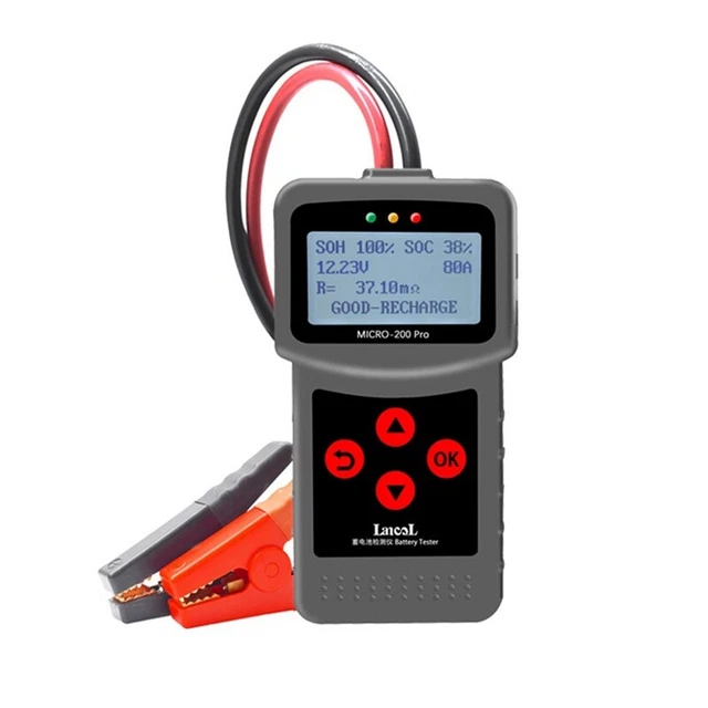 -200 Pro Tester Batteria Auto 12V 40-2000CCA Analizzatore Batteria Al Piombo Acido R1X6