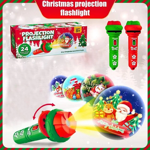 projecteur de toboggan de Noël Projecteur Lumière Lampe de poche de projection