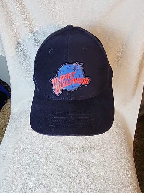 VTG Planet Hollywood St Louis Baseball Hat Cap Dark Navy Adjustable Rubber Patch