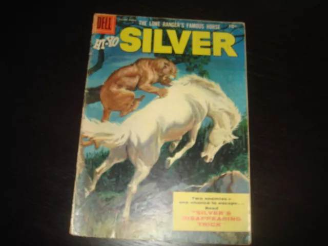 HI-YO, SILVER #17 Lone Ranger  Western Cowboy  Silver Age Dell Comics 1956 VG