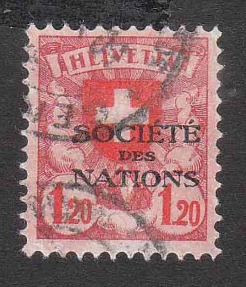 Schweiz - Societe des Nations, Mi. 23, gestempelt