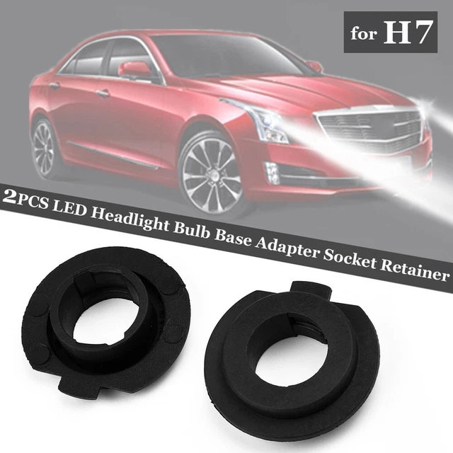 H7 LED Adapter Halter 1 Paar - Scheinwerfer Adapter Für Qashqai A3 A4 E-Klasse Uvm.