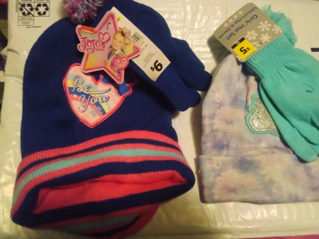 kids boys/girls  winter hat and gloves set