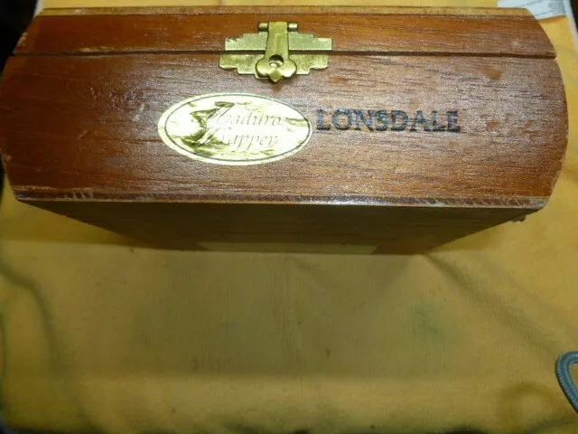 La Paloma Lonsdale Ceder Wood Cigar Box EMPTY NO CIGARS 2