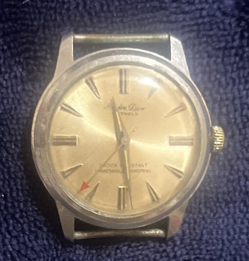 Vintage Andre Dior Swiss 17 Jewel Wristwatch NICE! Runs good! Rare Watch!