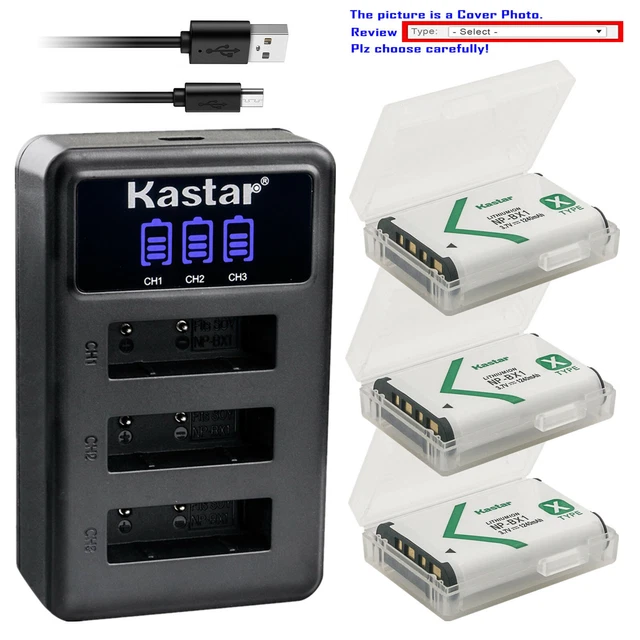 thumbnail image 2 of Kastar Battery Charger Kit For Sony HVR-HD1000 V1U Z1U Z5U Z7U, NP-F Series 2 of 4