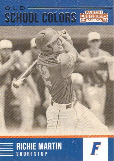 2015 Panini Contenders Old School Colors #13 Richie Martin Florida