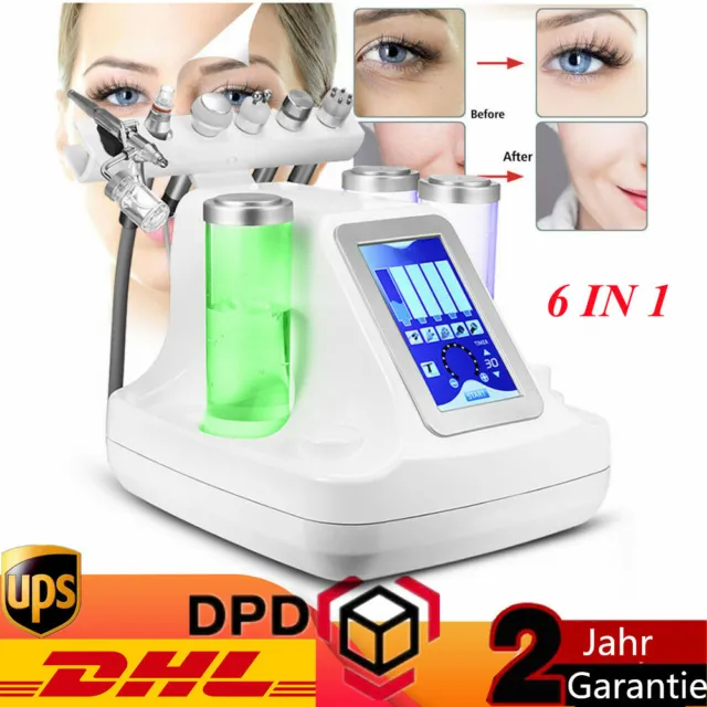 6 in 1 Beauty Machine Skin Lifting Deep Clean Multi-function Water Dermabrasion