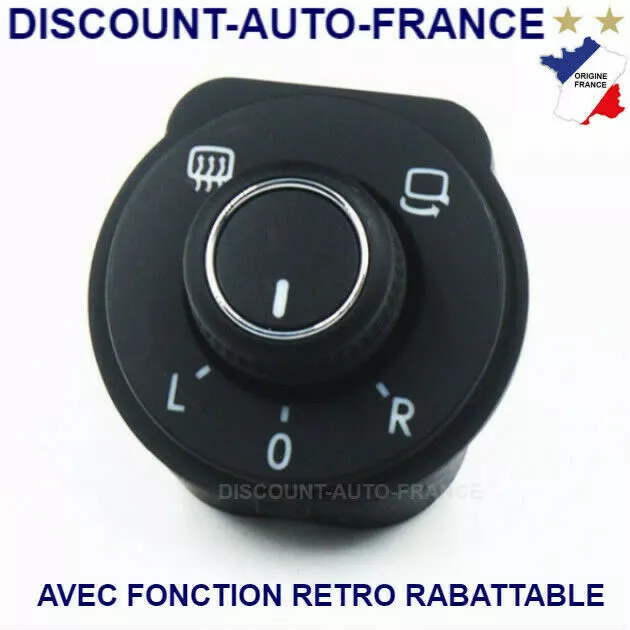 Commutateur Bouton de réglage rétroviseurs pour Volkswagen POLO 6R - 6RD 959 56