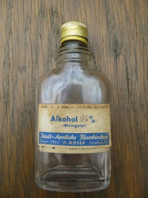 Antike Flasche Alte Flasche Apothekerflasche Moser Apotheke 