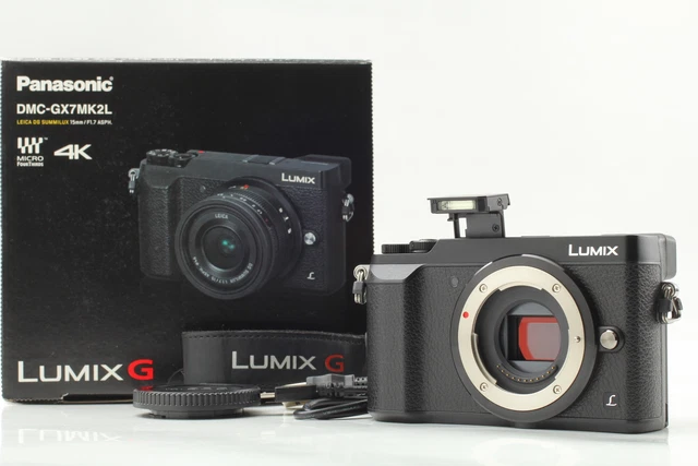 SH:256 [Top MINT in Box] Panasonic Lumix DMC-GX7 MK2 GX80 GX85 Black From JAPAN