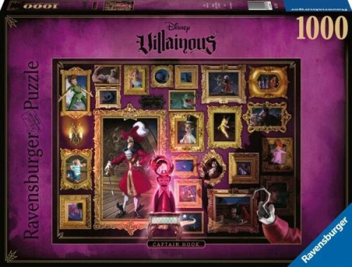 Ravensburger 15022 - Villainous, Captain Hook, Puzzle, 1000 Teile|ab 14 Jahren