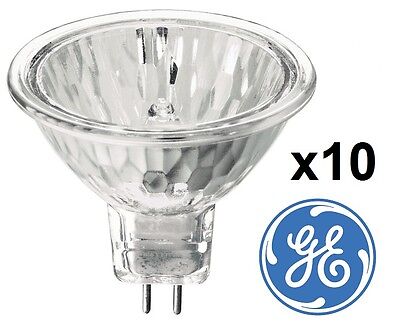 X10 Ge 20w 35w 50w MR16 Lampe Spot Halogène 12v GU5.3 Ampoule Réflecteur