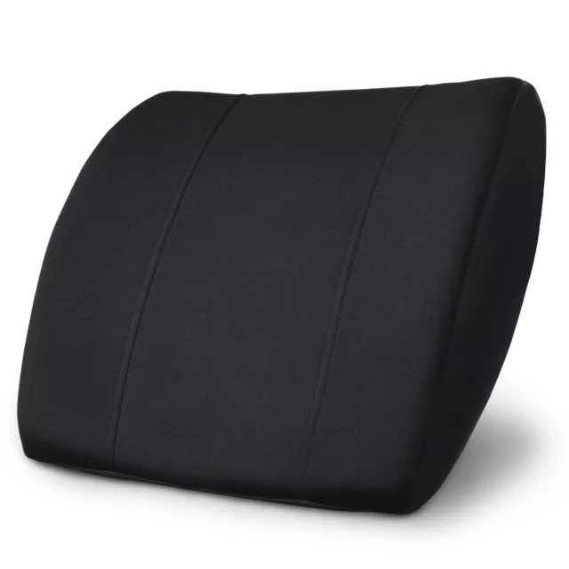 PharMeDoc High Density Memory Foam Lumbar Support Cushion for Office Chair & Car