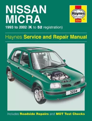 Haynes Manual 3254 Nissan Micra 1.0 L LX S GX 1.3 1.4 1993-2002 NEW