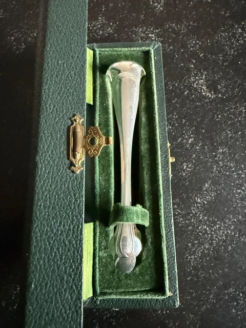 Christofle Delafosse, petite pince à sucre 12 cm, Métal argenté