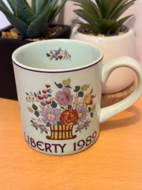 Vintage Liberty Of London Year Mug. 1989 Ironstone Adams. Mint Condition. 