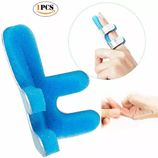 SC Finger Splint Support Brace Pain Relief Trigger Fixing Straightener 1PCS - UK