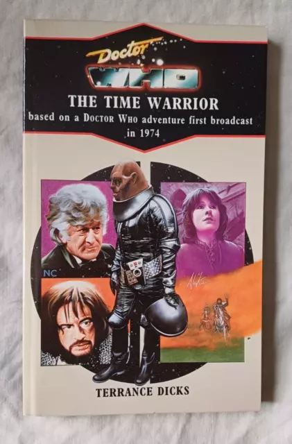 DOCTOR WHO THE TIME WARRIOR Book Target (1994) Virgin Blue Spine Reprint VGC