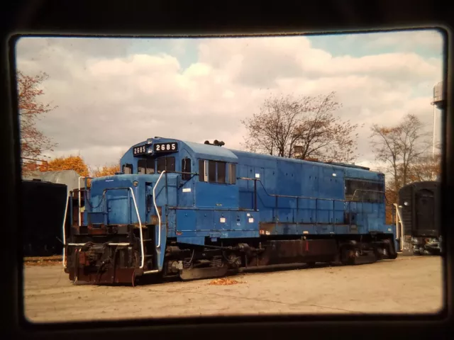 ZF07 TRAIN SLIDE Railroad Short Line PV Valley 2685 Essex CT !986