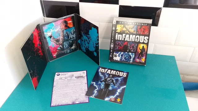 Boîte Vide PS3 Pour Le Jeu InFAMOUS - Édition Spéciale - Bon état - Pour Collectionneurs