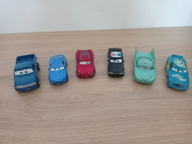 Lot de 6 voitures métal - Disney Cars Rare (D)