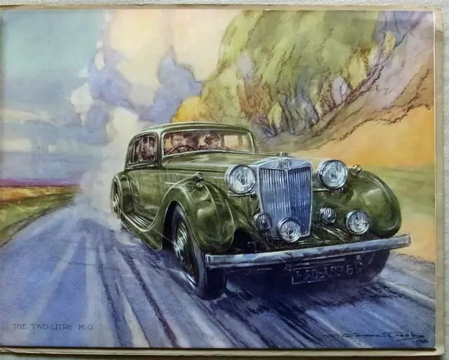 MG TWO LITRE SA Car Sales Brochure Sept 1936