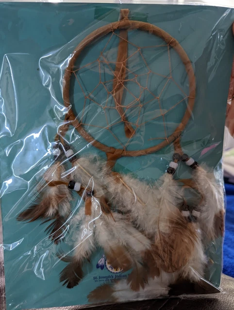 Lakota Sioux Dream Catcher St. Joseph's Indian School Long Feathers
