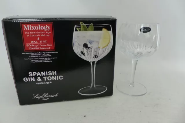 Luigi Bormioli Mixology Gin Glasses Set of 4 800ml Clear