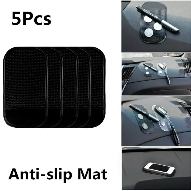 5pcs Car Magic Anti-Slip Dashboard Sticky Pad Non-slip Mat GPS Cell Phone Holder