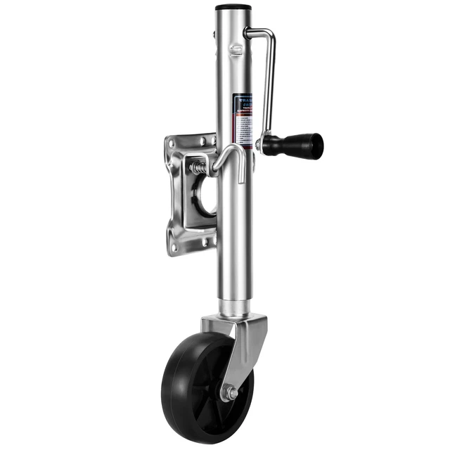 TRAILER JACK BOAT RV Swing Away Camper Wheel Bolt On 1000 lbs Side