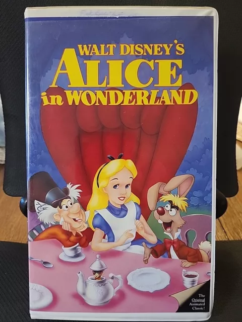 💥WALT DISNEY ALICE In Wonderland VHS Black Diamond Like NEW💥 $550.00 ...