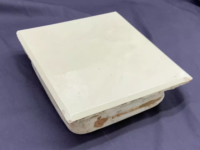 ANTIKE OFENKACHEL KERAMIK GLASIERT B 20,5cm T 6cm H 22cm