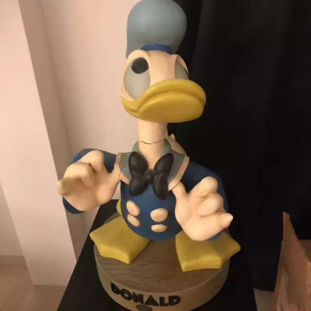WALT DISNEY DONALD Duck Big Figure Disney Store Rare Vintage Character ...