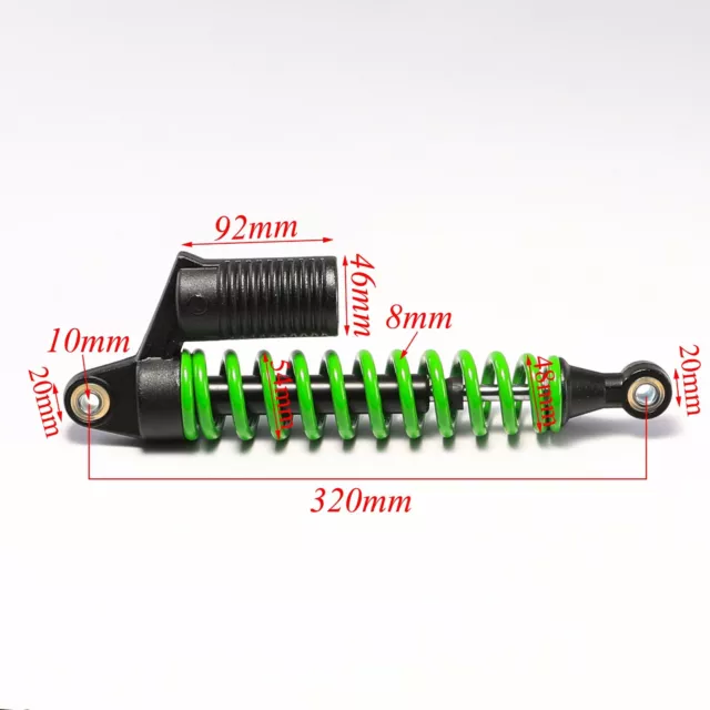 320mm 12.5" Front Shock Absorber Air Suspension Dirt Pit Bike ATV Quad Go Kart