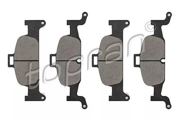 TOPRAN Bremsbelagsatz, Scheibenbremse Vorderachse für AUDI