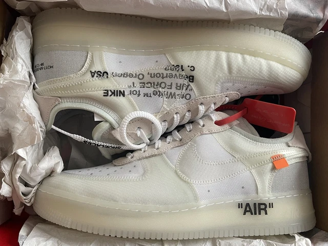 Off White x Nike Air Force 1 Low The Ten Taille 12 us 46 DS Neuve Virgil Abloh