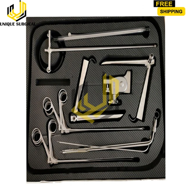 New Best Pedestal laryngoscope set of micro laryngeal surgery ENT Instruments