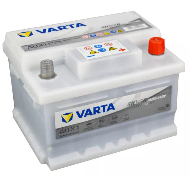 VARTA AUX1 Batterie Silver Dynamic Autobatterie 35Ah 12V Auxiliary Stützbatterie