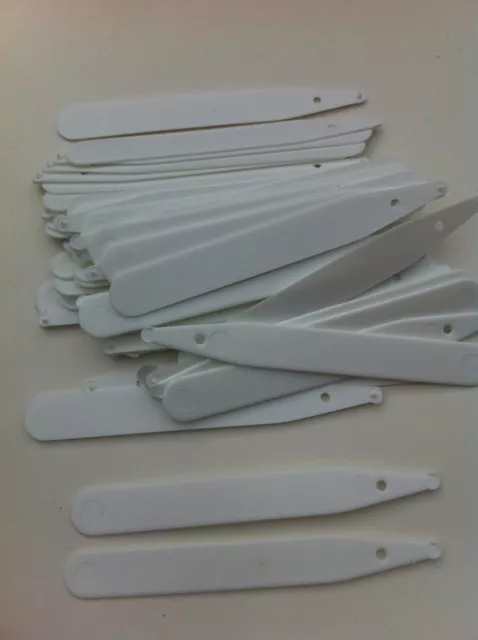 Plastic White Plant / Seed Labels 4 Inch (50 & 100)