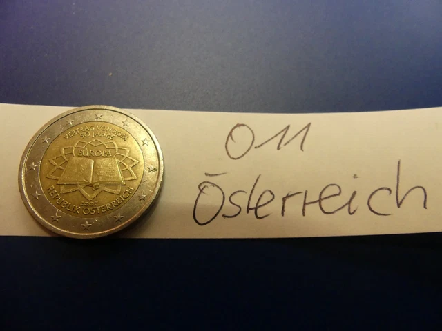 Römische Verträge 50 Jahre 2 Euro Wert 2 EURO ÖSTERREICH 2007, 50 Jahre Römische Verträge, Rom, Umlaufmünze