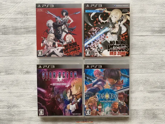 SONY Playstation 3 PS3 No More Heroes & Star Ocean 4 & 5 set from Japan