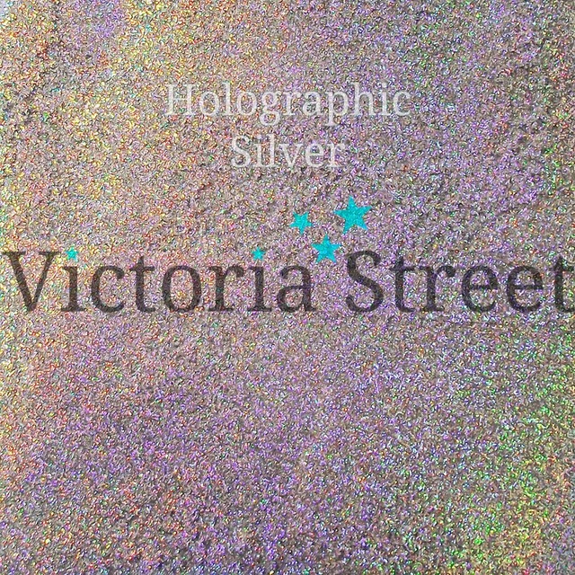 Victoria Street Glitter - Holographic Silver - Fine 0.008" / 0.2mm (Platinum)